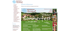 Desktop Screenshot of eichhof.org
