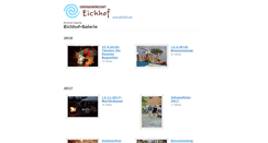 Desktop Screenshot of galerie.eichhof.org