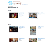 Tablet Screenshot of galerie.eichhof.org